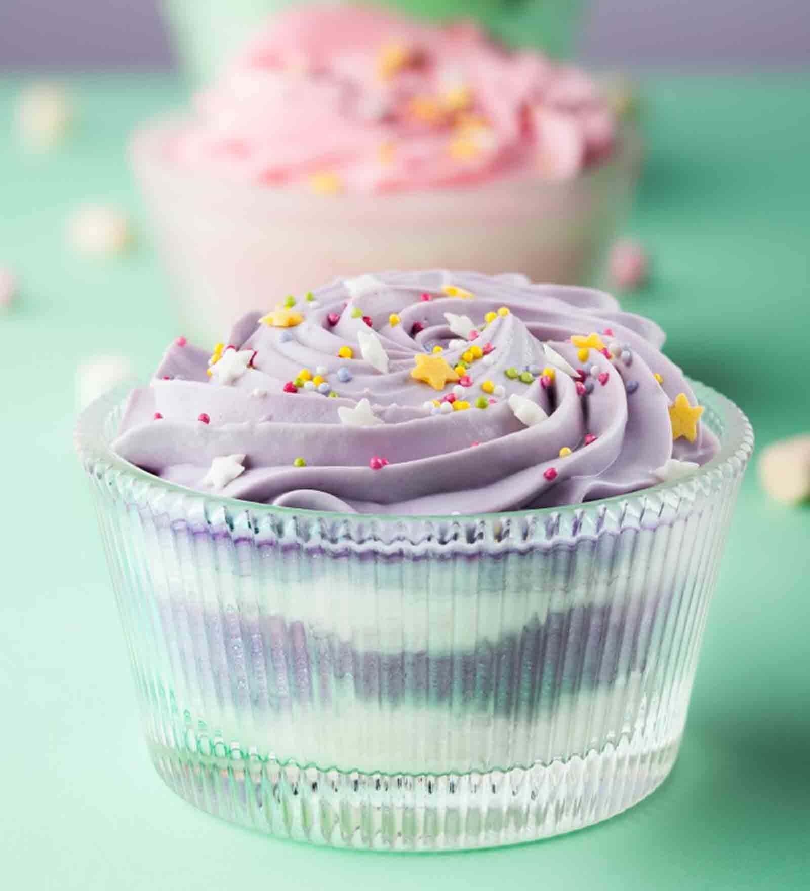 Sweet Transparent Glass ( Set of 6 ) Ice Cream cup