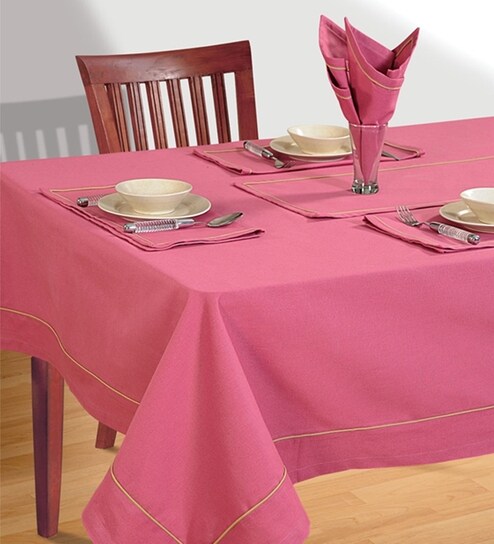 Swayam Poly Casement Table Cover 6-Seater Pack of 1 Heat Resistant Table  Cloth for Kitchen Ta in 2023