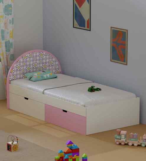 Sweet Slumber Kids Single Bed in Flower Theme