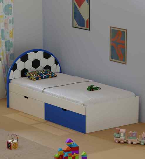Sweet Slumber Kids Single Bed in Football Theme