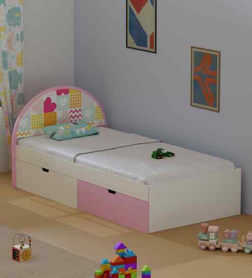Sweet Slumber Kids Single Bed in Heart Theme