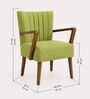 Swan Arm Chair In Green Colour