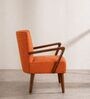 Swan Arm Chair In Orange Colour