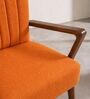 Swan Arm Chair In Orange Colour