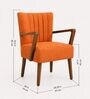 Swan Arm Chair In Orange Colour