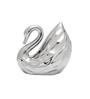Swan Decorative  Silver Ceramic SHOWPIECE