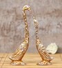 Swan Gold Aluminium Figurine