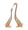 Swan Gold Aluminium Figurine