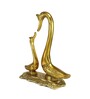 Swan Gold Metal Figurine