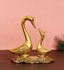 Swan Gold Metal Figurine