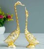 Swan Gold Metal Figurine