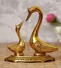Swan Gold Metal Figurine
