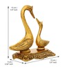 Swan Gold Metal Figurine