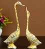Swan Gold Metal Figurine