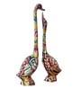 Swan Multicolour Metal Figurine