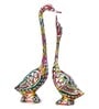 Swan Multicolour Metal Figurine