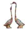 Swan Multicolour Metal Figurine