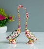 Swan Multicolour Metal Figurine
