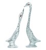 Swan Silver Metal Animal Figurine