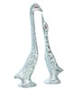 Swan Silver Metal Animal Figurine