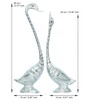Swan Silver Metal Figurine