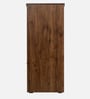 Kasper Shoe Rack with Seating in Brown Teak Matte Finish