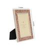 Swarovski Design Pink Metal Photo Frames