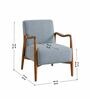 Sway Arm Chair In Grey Colour