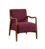 Sway Arm Chair In Plum Red Colour