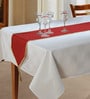 Libra Red Cotton Table Runner