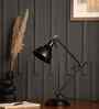 Sweden Black Swing Arm Black Desk Lamp
