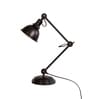 Sweden Black Swing Arm Black Desk Lamp