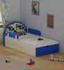 Sweet Slumber Toddler Bed in Blue Finish
