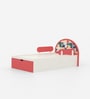 Sweet Slumber Toddler Bed in Red Finish