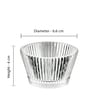 Sweet Transparent Glass ( Set of 6 ) Dessert Bowls
