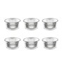 Sweet Transparent Glass ( Set of 6 ) Ice Cream cup