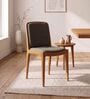 Swerve 6 Seater Acacia Wood And Metal Dining Table Set With Cushioned Teak Chairs In Natural Finish Swerve 6 Seater Acacia Wood And Metal Dining Table Set With Cushioned Teak Chairs In Natural Finish