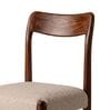 Swerve 6 Seater Acacia Wood Dining Table Set With Cushioned Teak Chairs In Natural Finish Swerve 6 Seater Acacia Wood Dining Table Set With Cushioned Teak Chairs In Natural Finish