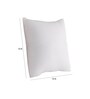 White Microfiber Filled 12x12 Inches Cushion Insert