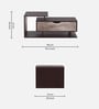 Swift Coffee Table In Walnut Colour With Storage