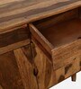 Swind Sheesham Wood Sideboard In Rustic Teak Finish
