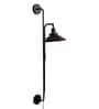 Swing Arm Black Wall Light