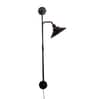 Swing Arm Black Wall Light