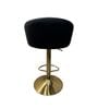 Swivel Bar Chair In Black Color