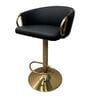 Swivel Bar Chair In Black Color