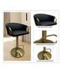 Swivel Bar Chair In Black Color