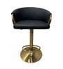 Swivel Bar Chair In Black Color