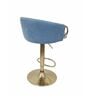 Swivel Bar Chair In Blue Color