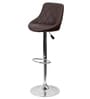 Blaze Swivel Bar Stool in Brown Colour