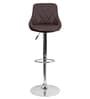Blaze Swivel Bar Stool in Brown Colour